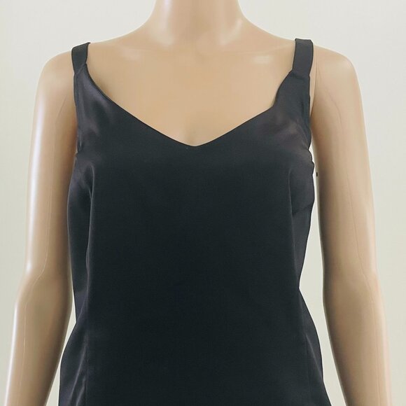 JS Collections Woman Black  Shell Tank Top  Women’s Size 20 - Picture 1 of 4